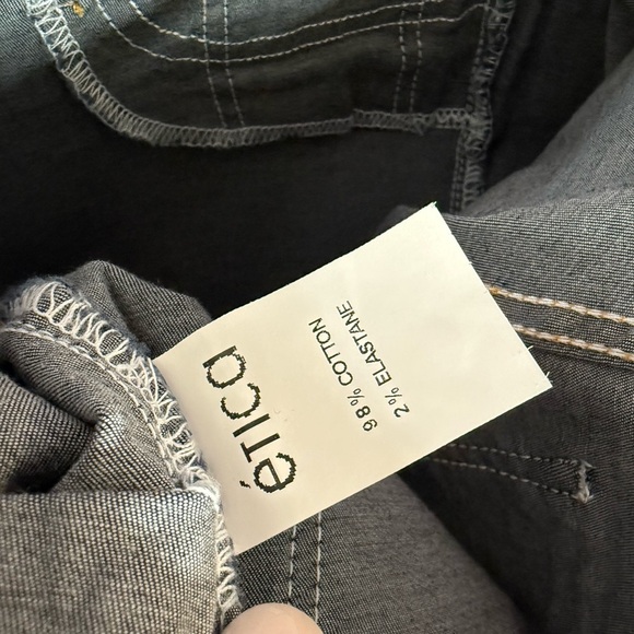 Etica Dark Denim High Rise Jeans - Picture 5 of 8